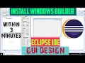 How to install windows builder GUI on eclipse ide 2020
