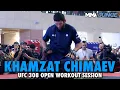Download Lagu Khamzat Chimaev's Thrashes Coach With Deadly Grappling Skills at UFC 308 Open Workouts
