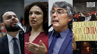 🔥Bolsonaristas tomam pressão e saem enfurecidos🔥Estudantes barram retrocesso na educação na ALESP🔥