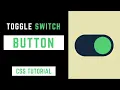 Awesome Toggle Switch Button Using Only HTML CSS - Pure HTML CSS Tutorial
