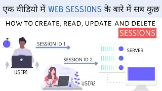 PHP Sessions Explained in Hindi Create Read Update Delete Sessions in PHP in Hindi