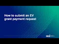 How to submit a grant payment request