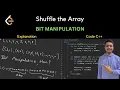1470 Shuffle the Array LeetCode Bit Manipulation