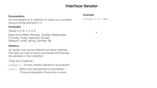 1 Interface Iterator