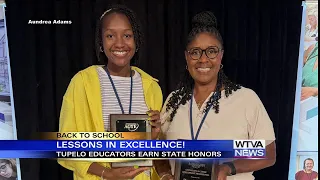 Two Tupelo educators earn statewide recognition
