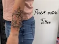 POCKETWATCH TATTOO WITH WAVES