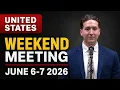 Weekend Meeting June 6-7 2026 United States Why Can Christians Be Happy When They Are Hated