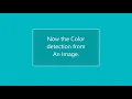 Color Identification in Images using Jupyter