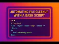 Automating File Cleanup with a Bash Script - A Comprehensive Guide