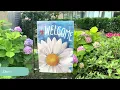Perfect garden flag for summer I like the sturdy material and the print