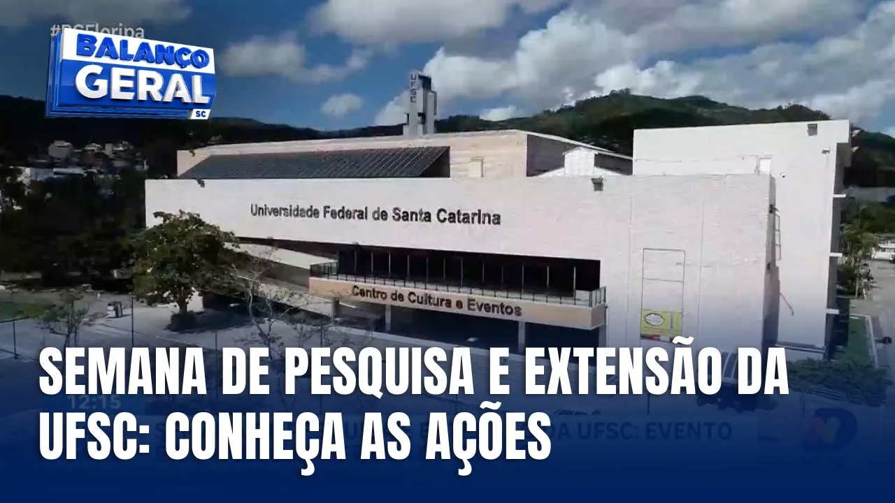 Semana de pesquisa e extensão da UFSC: evento gratuito e aberto ao público