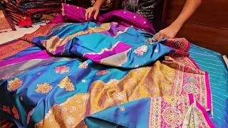 ৬ হাজার টাকার কানি শাড়ি মাত্র ২৫০০ টাকায় অফার pure kani saree 2500 Tk offer 