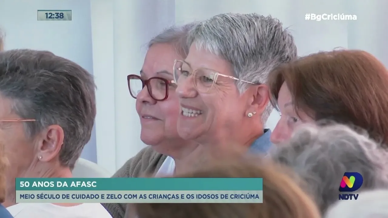 Afasc: entidade completa 50 anos de cuidados com crianças, adultos e idosos de Criciúma