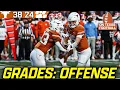 Offensive Line DOMINATES Trenches Grading the Offense Texas Longhorns def Clemson Tigers CFP