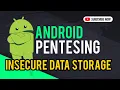 Android Pentesting Tutorial Androgoat Walkthrough Insecure Data Storage Part 1 Cyber Security