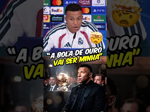 O MBAPPE DISSE QUE A BOLA DE OURO VAI SER DELE🤯