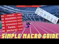 HOW TO GET MACRO AND RUN FASTER IN TRACK AND FIELD INFINITE SIMPLE ROBLOX GUIDE