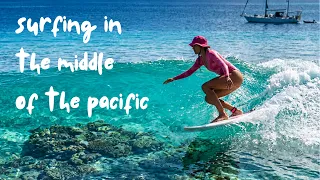 Sailing to the most remote waves in the tuamotus