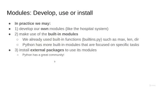 Modules Mastering 4 critical SKILLS using Python