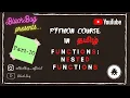 Python Tutorial in Tamil Part 10 Functions Nested Functions Black Bug