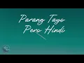 Marion Aunor - Parang Tayo Pero Hindi (Lyric Video)