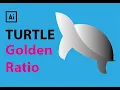 How to design Turtle with Golden Ratio Adobe Illustrator Tutorial