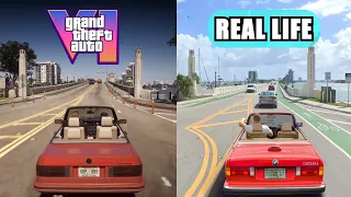 GTA 6 vs REAL LIFE locations
