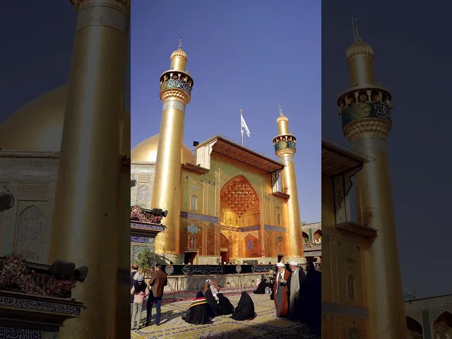 ⁣فيديوهات خام لمرقد امير المؤمنين علي ابن ابي طالب عليه السلام (22) بدون حقوق و بدقة 4k 60p (2026)