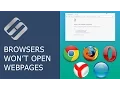 Internet Browsers Won t Open Webpages How to Fix Proxy Server Errors