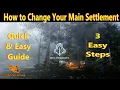 BellWright - How to Change Your Main Settlement