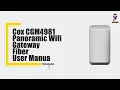 How to Set Up Your Cox CGM4981 Panoramic Wifi Gateway for Fiber Internet