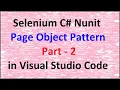 Selenium C Nunit Page Object Pattern - Part 2