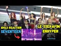Download Lagu LE SSERAFIM and ENHYPEN Reaction To SEVENTEEN JAKARTA GDA 2024