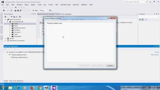 Creating SQL server Database in visual studio 2012