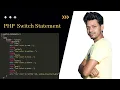 Switch Case Statements in php part 7