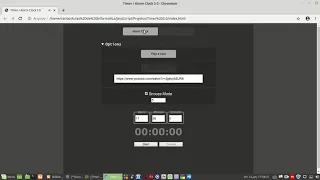 Simple Timer Alarm Clock 3 0 JavaScript Application