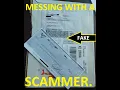 Fake check scam messing with a Craigslist scammer How to scam back scammers on Craigslist