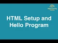 2 HTML Setup and Hello Program Online Training Download app from below link
