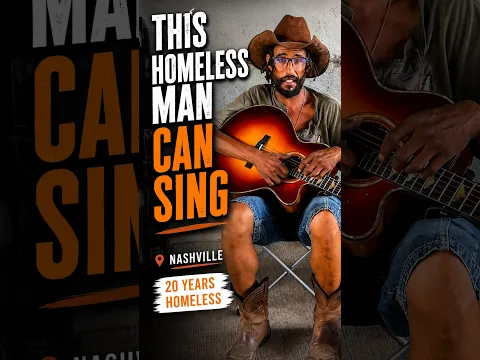 This homeless man can sing
