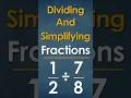 How to Divide Simplify Fractions