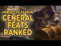 Tier Ranking the General Feats in Heroes of Faerun