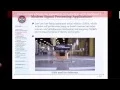 Signals and Comms 2 Lecture 1 Part Signal Processing Applications UAVs and Streaming