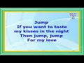 JUMP (For My Love) - The Pointer Sisters (Lyrics Video)