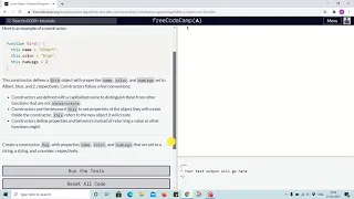 Tutorial 5 - define a constructor function