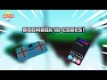 Boombox ID codes Slap Battles Roblox