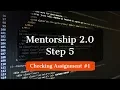 Python Mentorship Code Review for Assignment Step 5