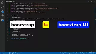 Ultimate Angular 4 previously Angular 2 with Bootstrap 4 NgModule in Focus