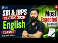 SBI IBPS Clerk English 2026 English Most Expected Questions By Parth Krishan