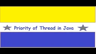 Thread in Java Java Threading Java Thread Priority Priority in Thread