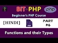 HINDI BIT-PHP Beginner s PHP Course Part PHP Functions